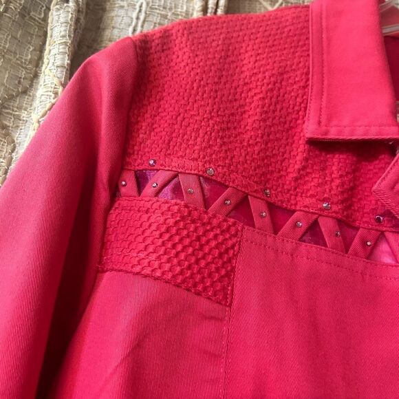 Nancy Bolen ladies 10 pink tank top with jacket and pink pants are a size 10 - Picture 3 of 11